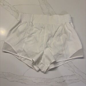 SO Women's White Athletic Shorts